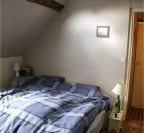 Image of Normandy Cottage Blue Bedroom.